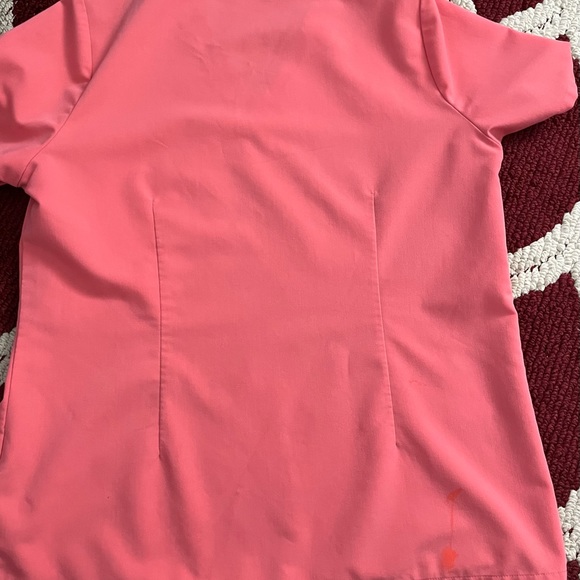 Figs coral color pants large tall top large - Picture 2 of 2